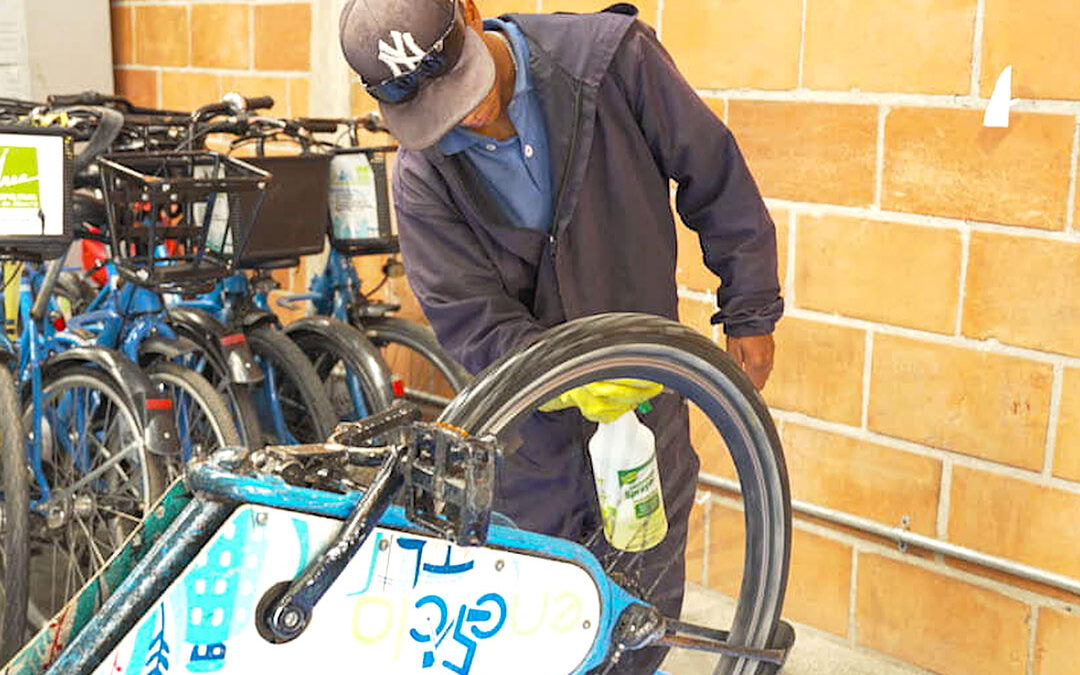 1.122 bicicletas de EnCicla fueron lavadas y restauradas