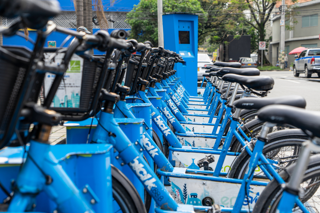 Estacion automatica con bicletas de Encicla